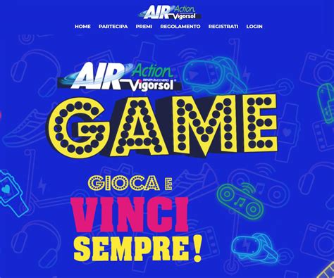 concorso air action vigorsol|More.